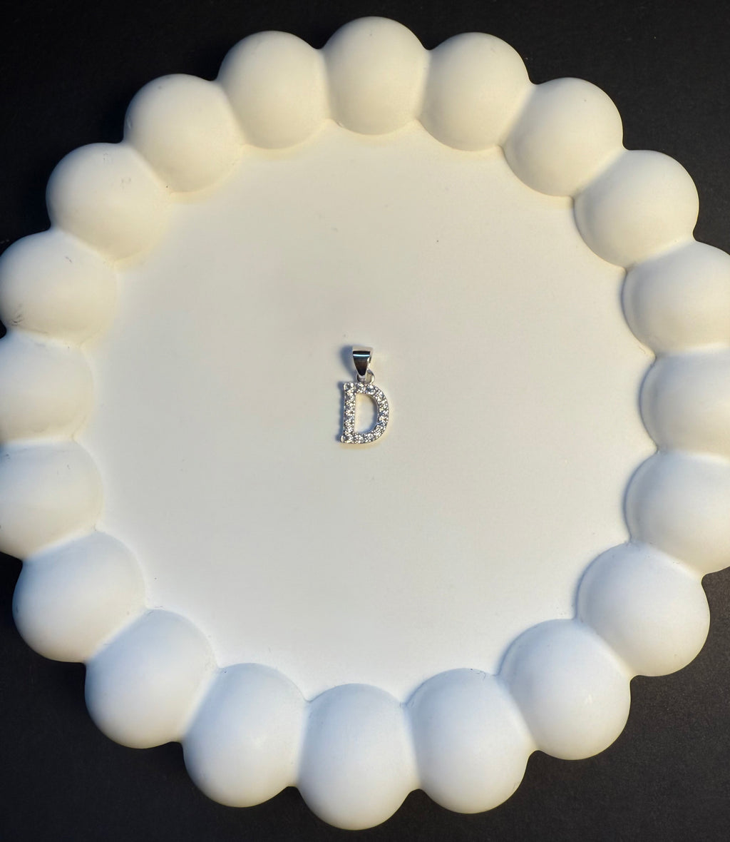 Custom Letter Charm Ring